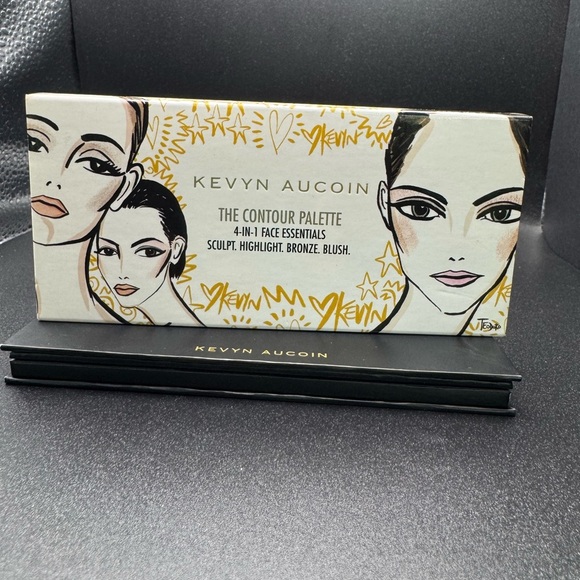 Kevyn Aucoin The Contour Palette - 4-in-1 Face Essentials-see flaw in pic - Picture 1 of 12